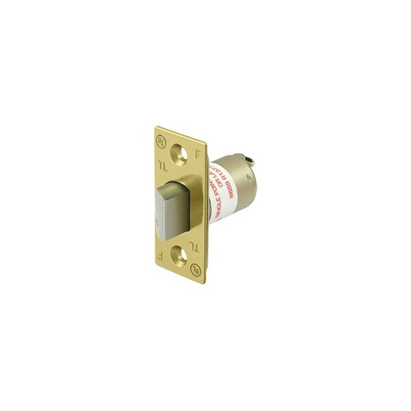 G2 Reg. Latch, Privacy 2-3/8 in Polished Brass